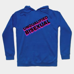 UNQUALIFIED BISEXUAL biflag B Hoodie